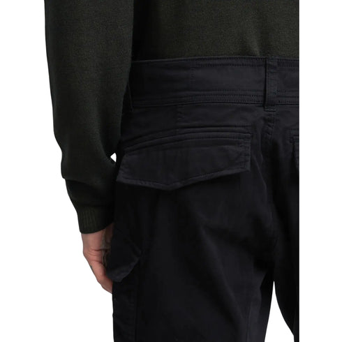 Pantalone Uomo cargo, multitasca con etichetta logo